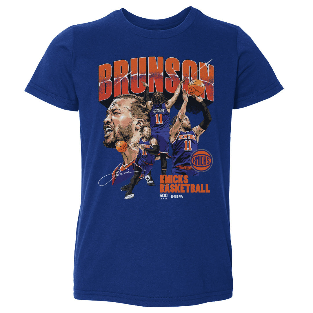Jalen Brunson New York Knicks Collage WHT