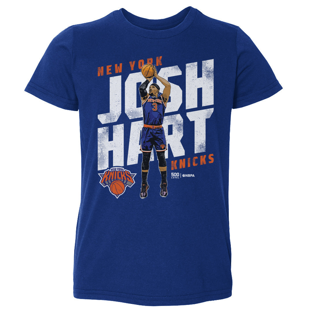 Josh Hart New York Knicks Slant WHT