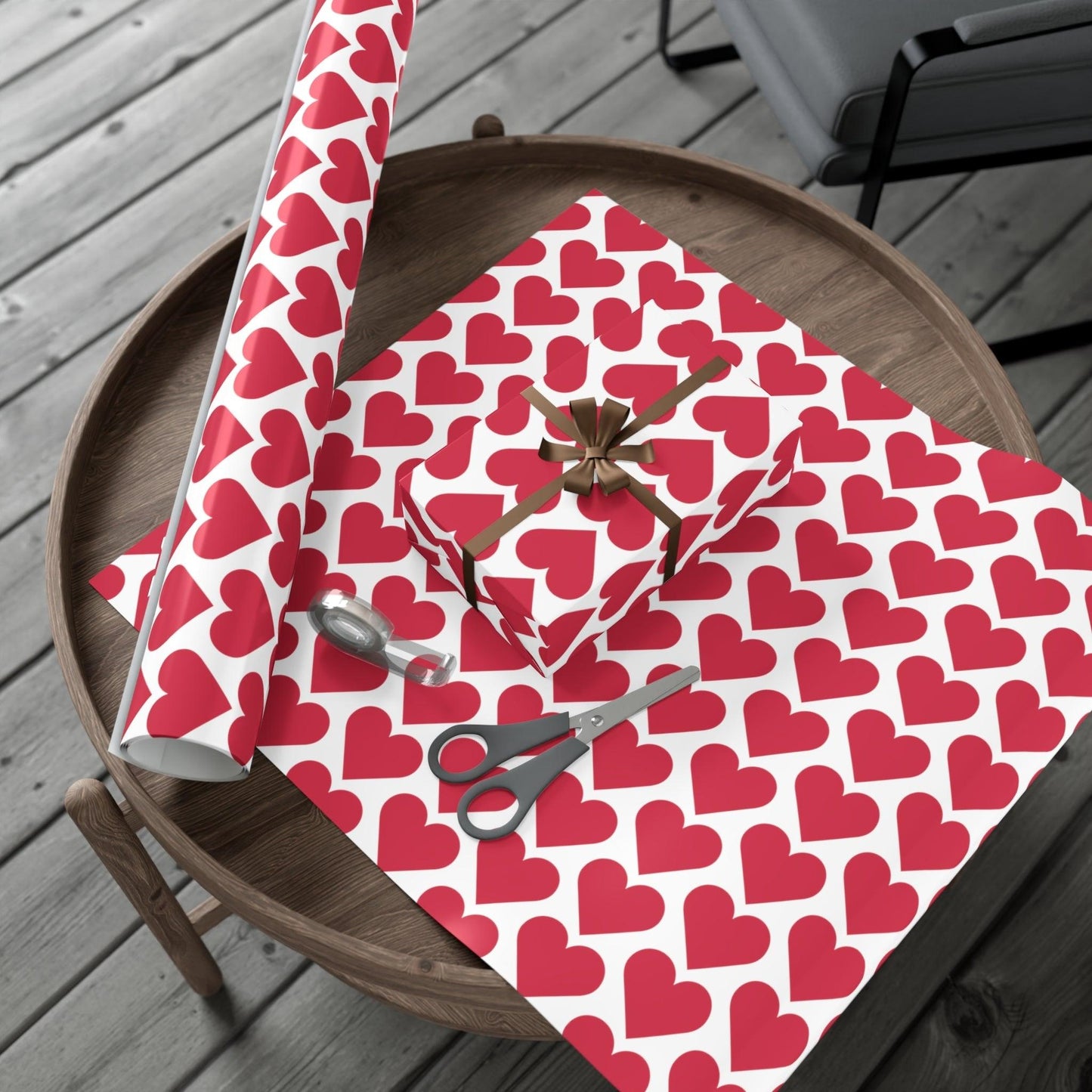 Valentine’s Day Heart Gift Wrap Papers