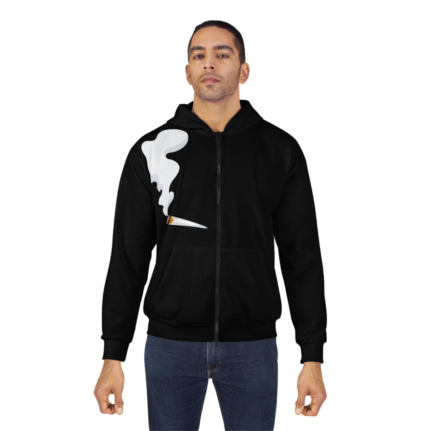 Half Toked Unisex Zip Hoodie