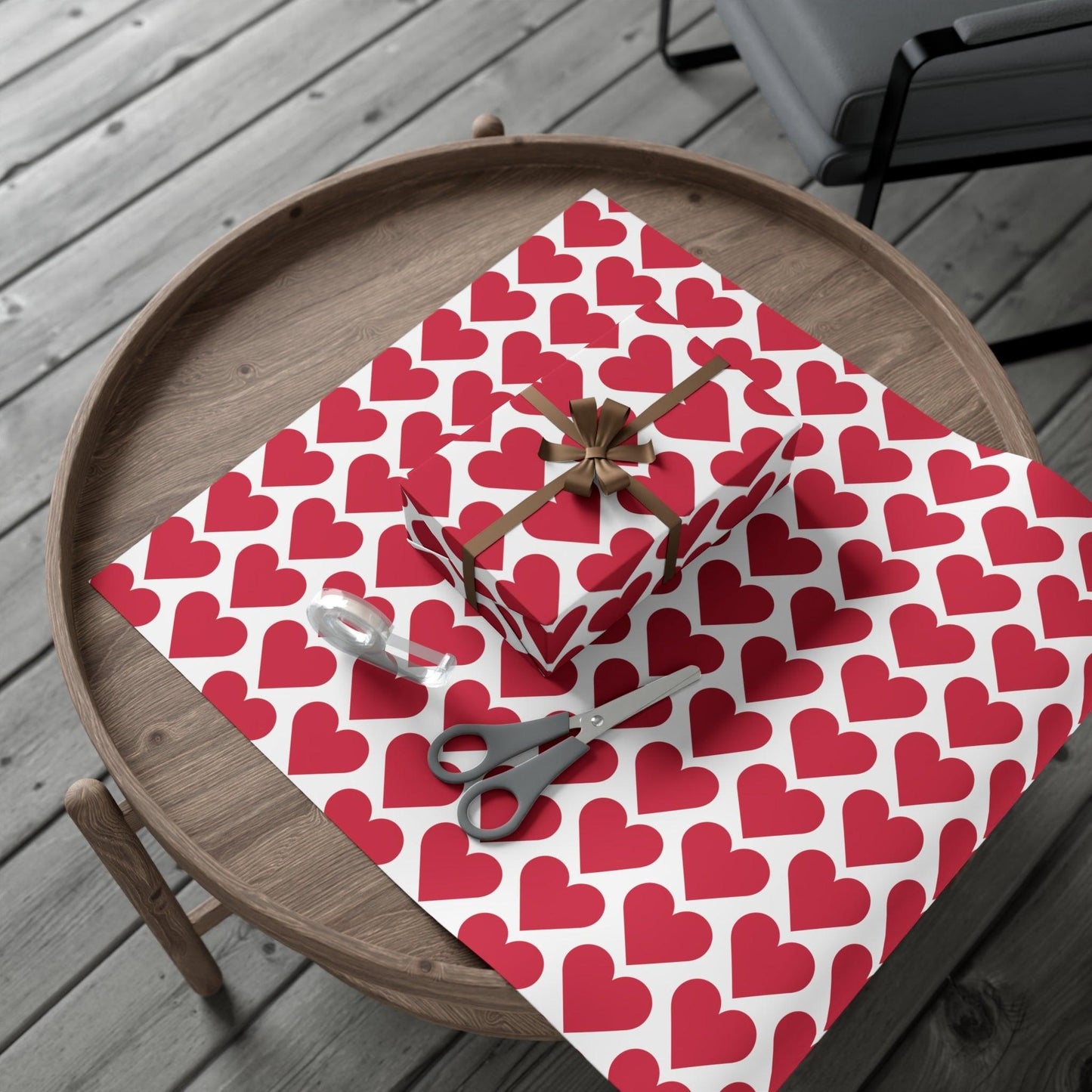 Valentine’s Day Heart Gift Wrap Papers