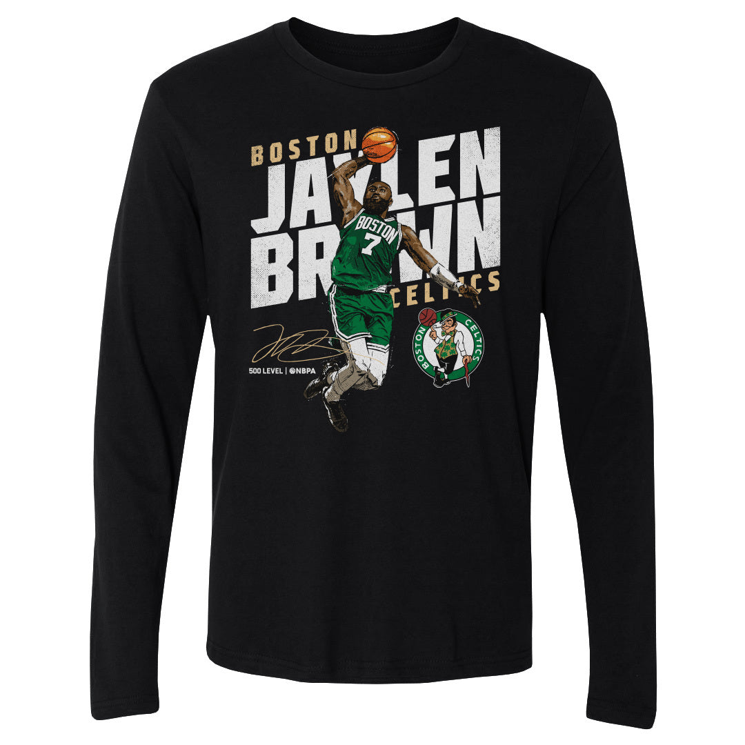 Jaylen Brown Boston Celtics Slant WHT