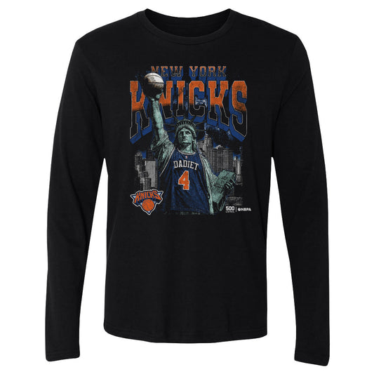 Pacome Dadiet New York Knicks Statue Of Liberty WHT