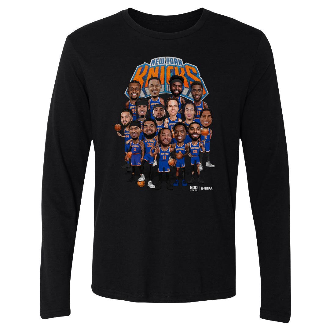 New York Knicks 2026 Playoffs Caricature WHT