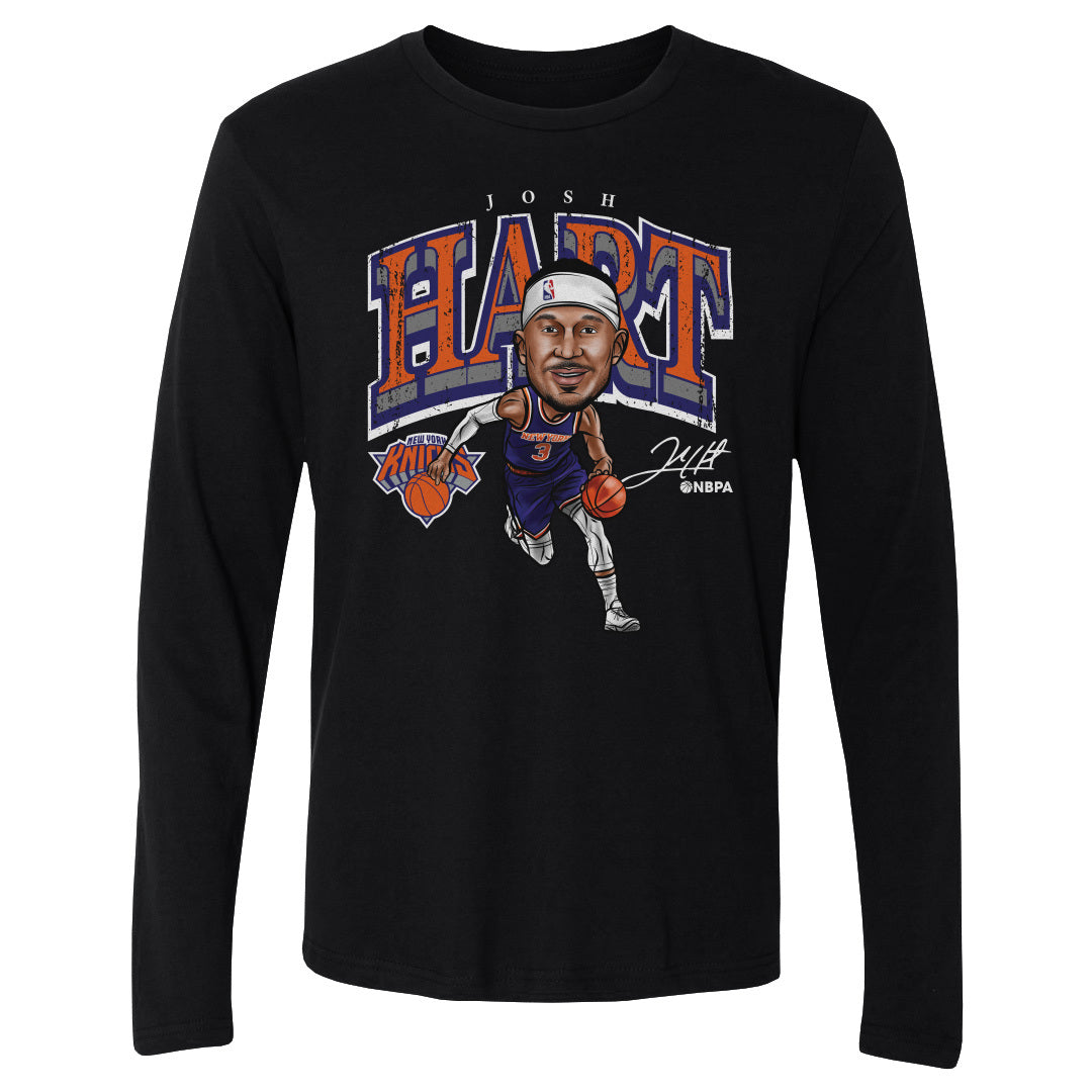 Josh Hart New York Knicks Cartoon WHT