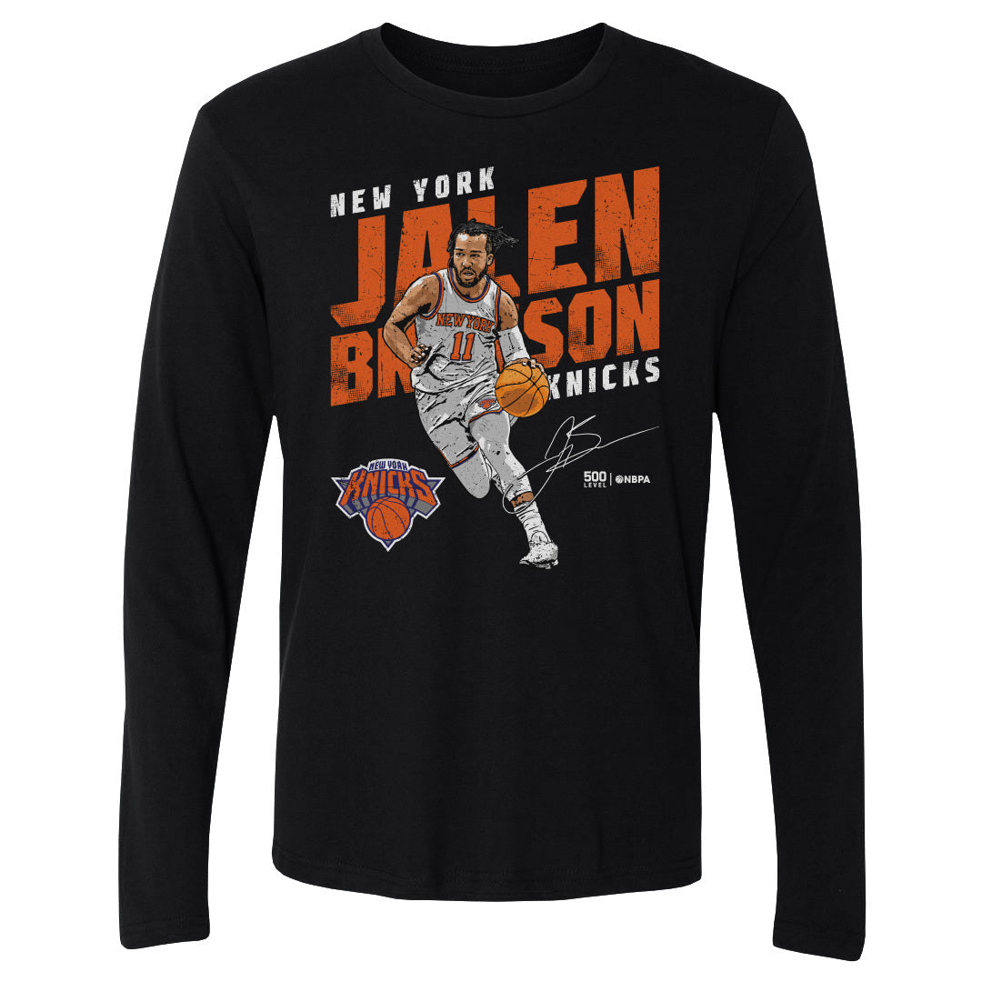 Jalen Brunson New York Knicks Slant WHT