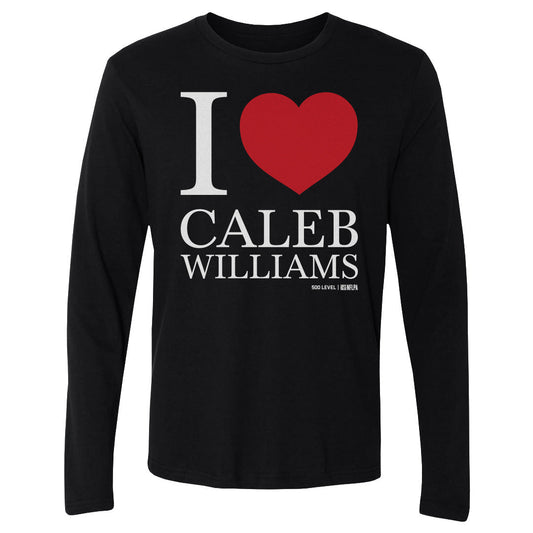 Caleb Williams Chicago I Love WHT