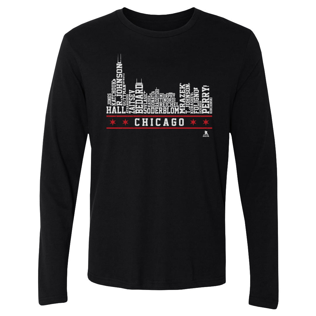 Chicago Hockey Roster Skyline 23 WHT