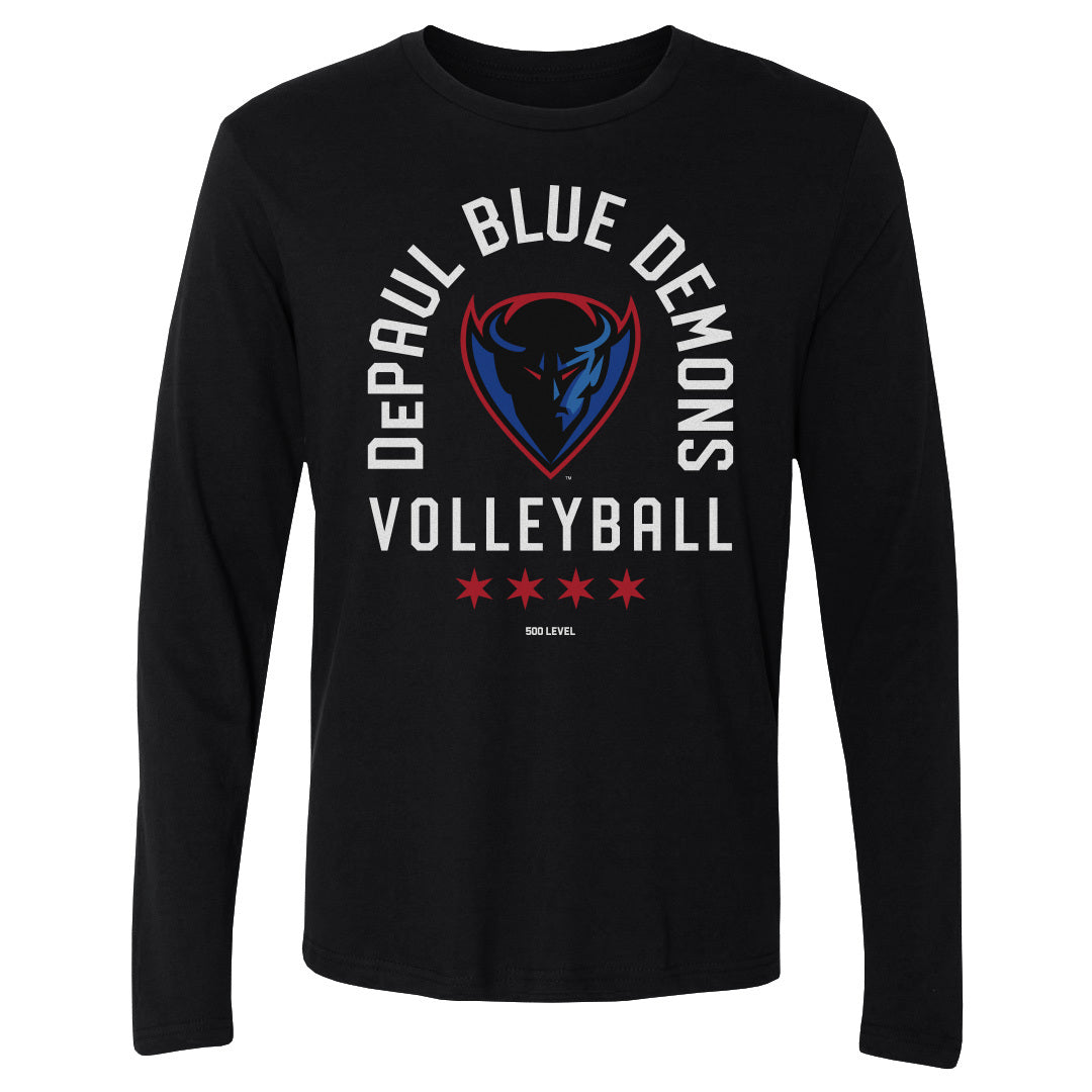 DePaul Blue Demons Volleyball Arc WHT