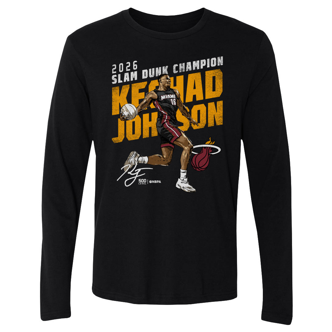 Keshad Johnson Miami Heat 2026 Slam Dunk Champion WHT