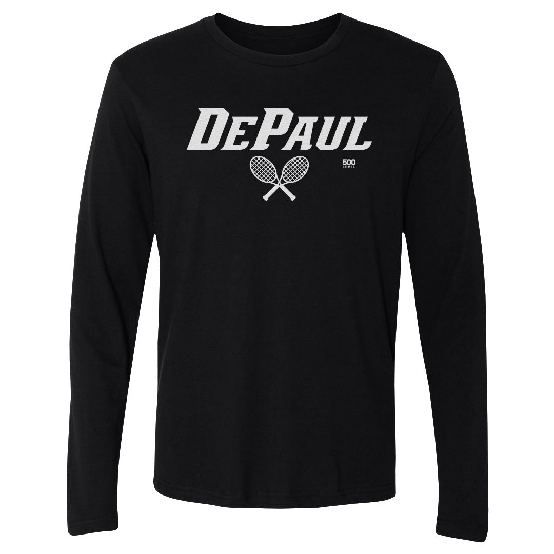 DePaul Blue Demons Tennis Minimalist WHT