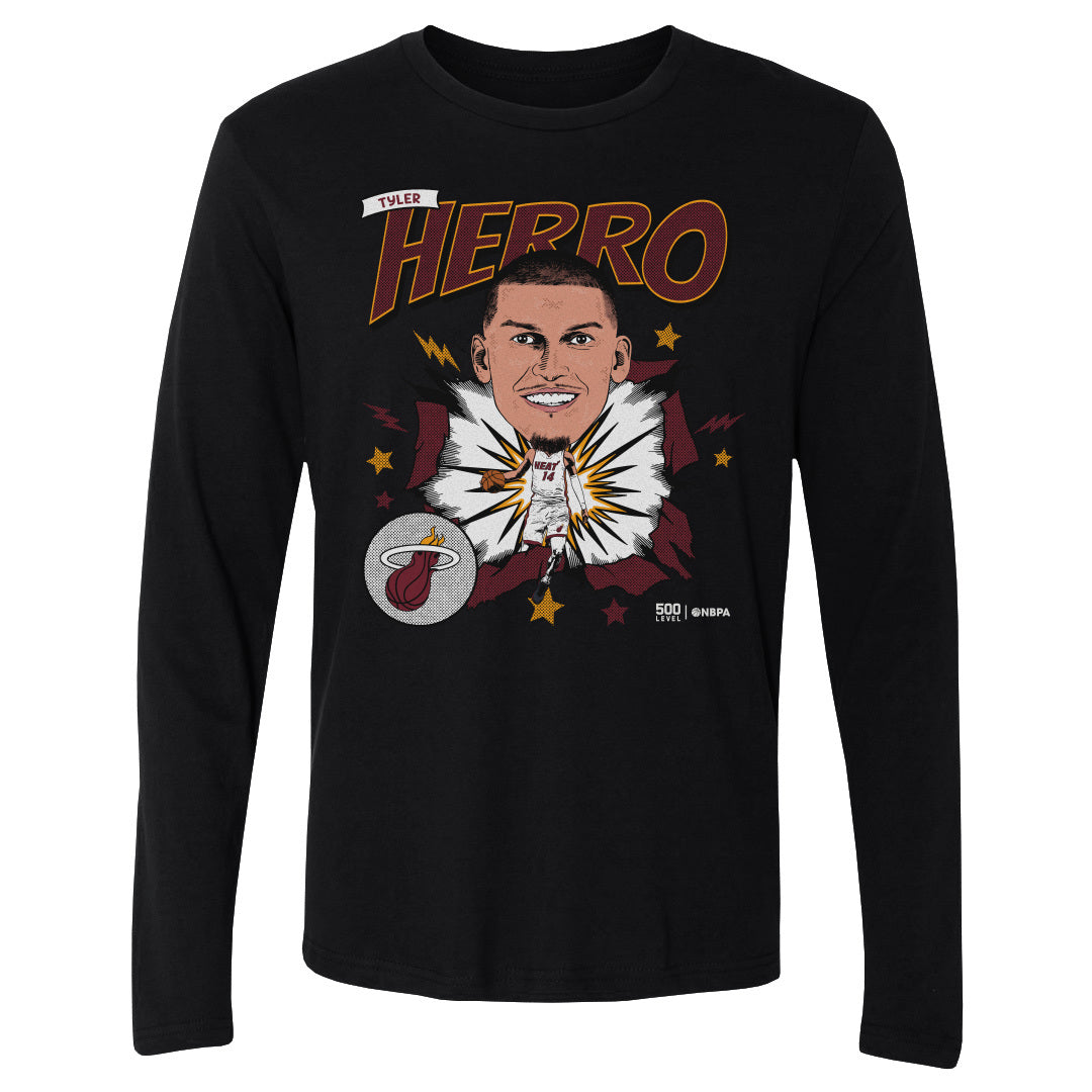 Tyler Herro Miami Heat Caricature WHT