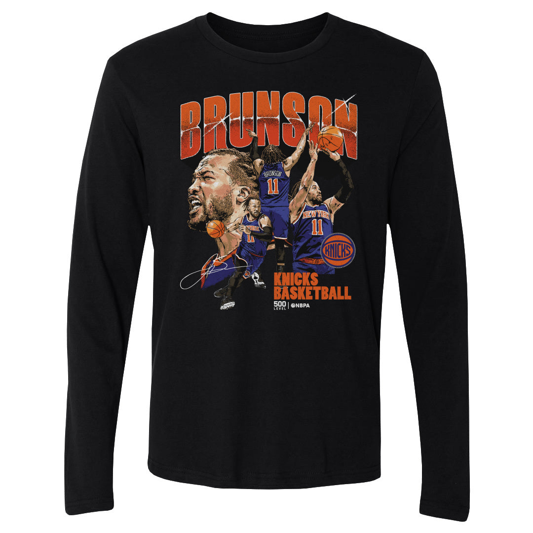 Jalen Brunson New York Knicks Collage WHT