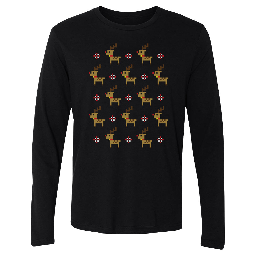 Christmas 8-bit Reindeer WHT