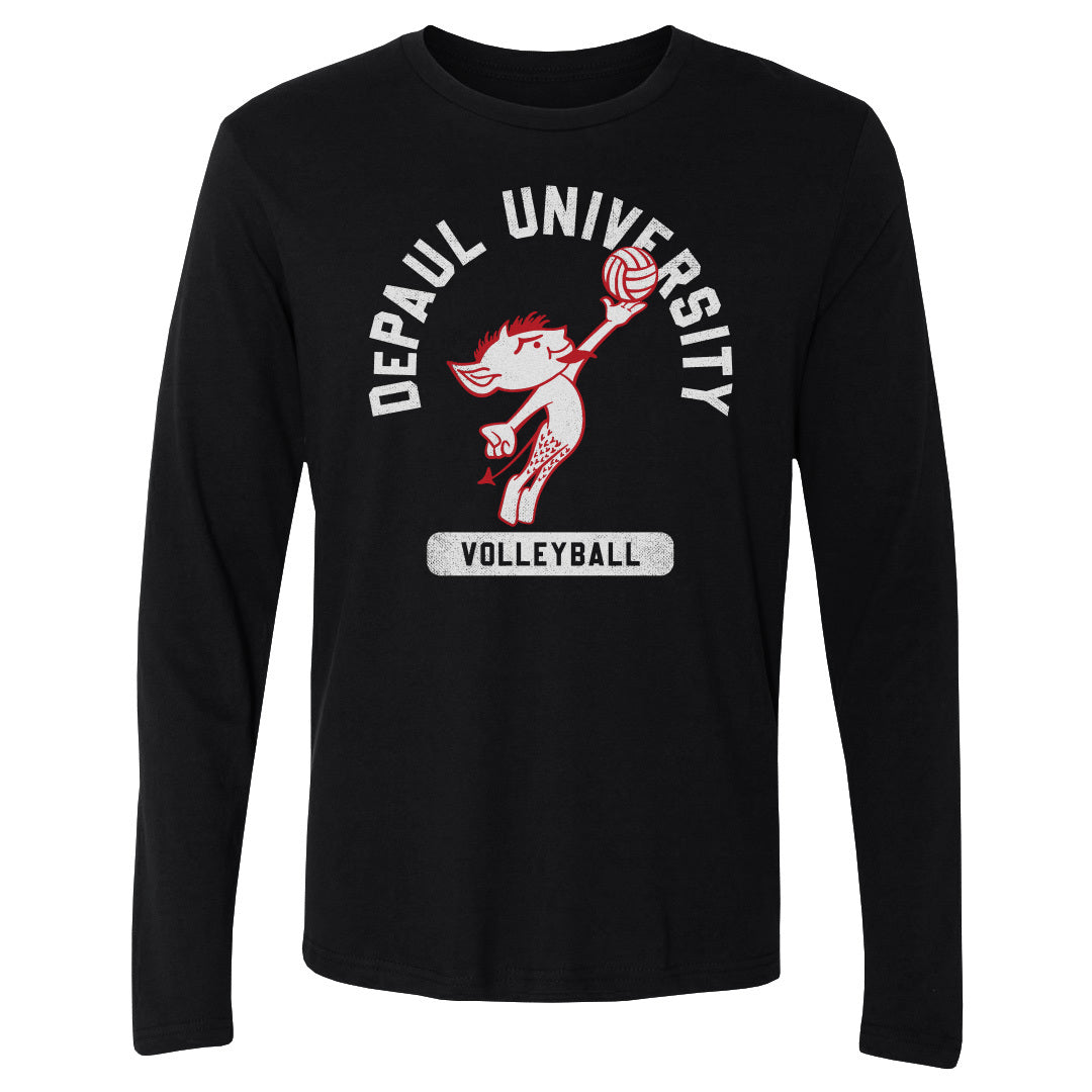 DePaul Blue Demons Billy Volleyball WHT
