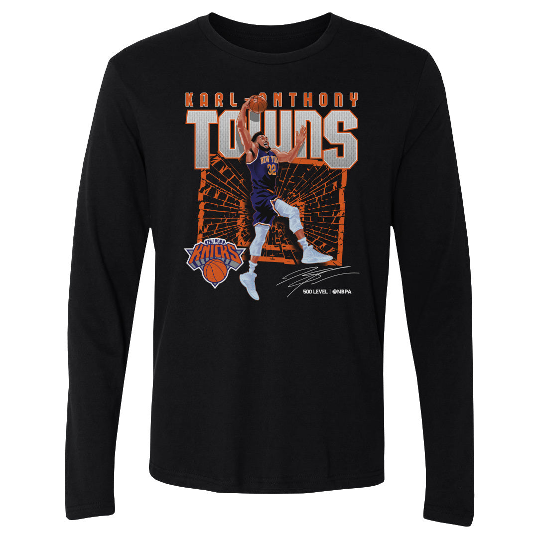 Karl-Anthony Towns New York Knicks Shattered WHT
