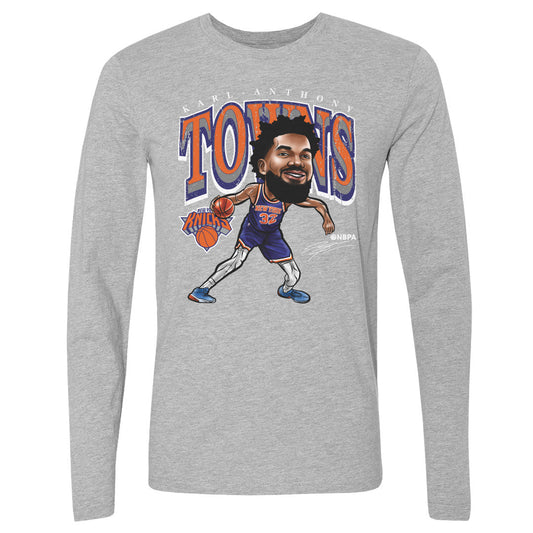 Karl-Anthony Towns New York Knicks Cartoon WHT