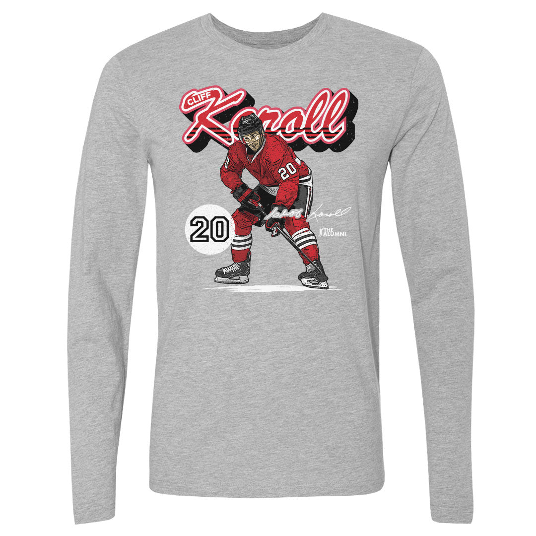 Cliff Koroll Chicago Retro Script WHT