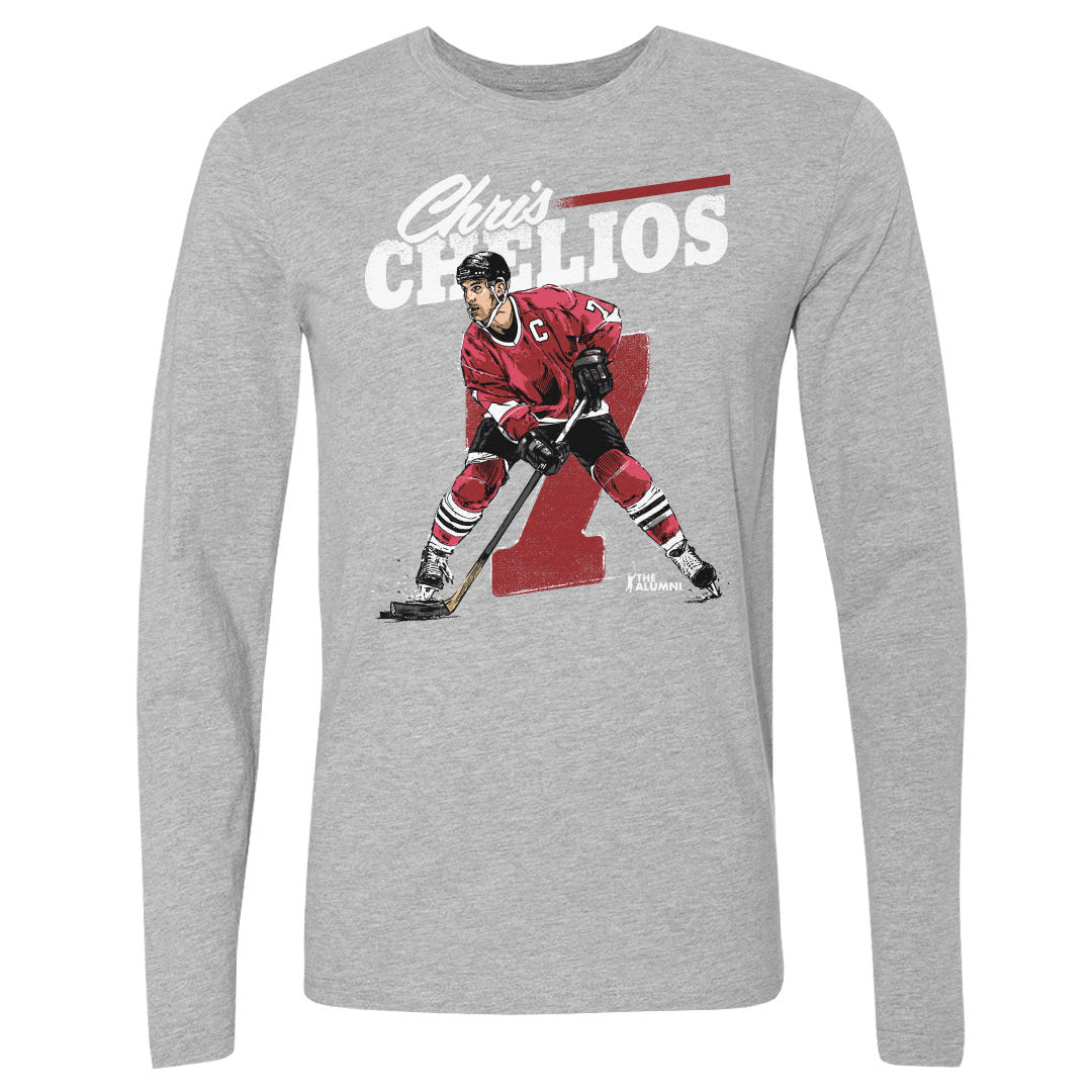 Chris Chelios Chicago Retro WHT
