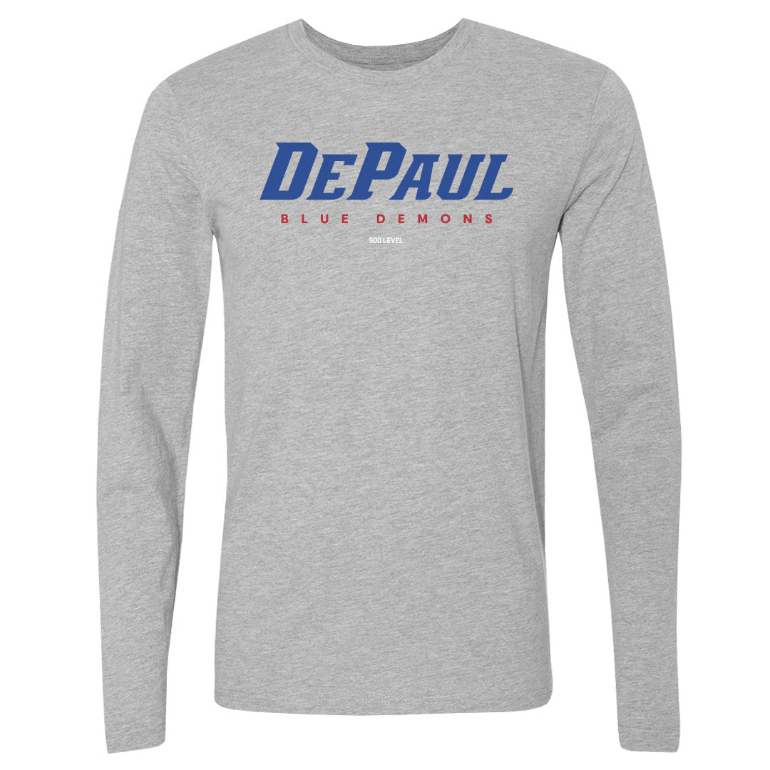 DePaul Blue Demons Wordmark Blue Demons WHT