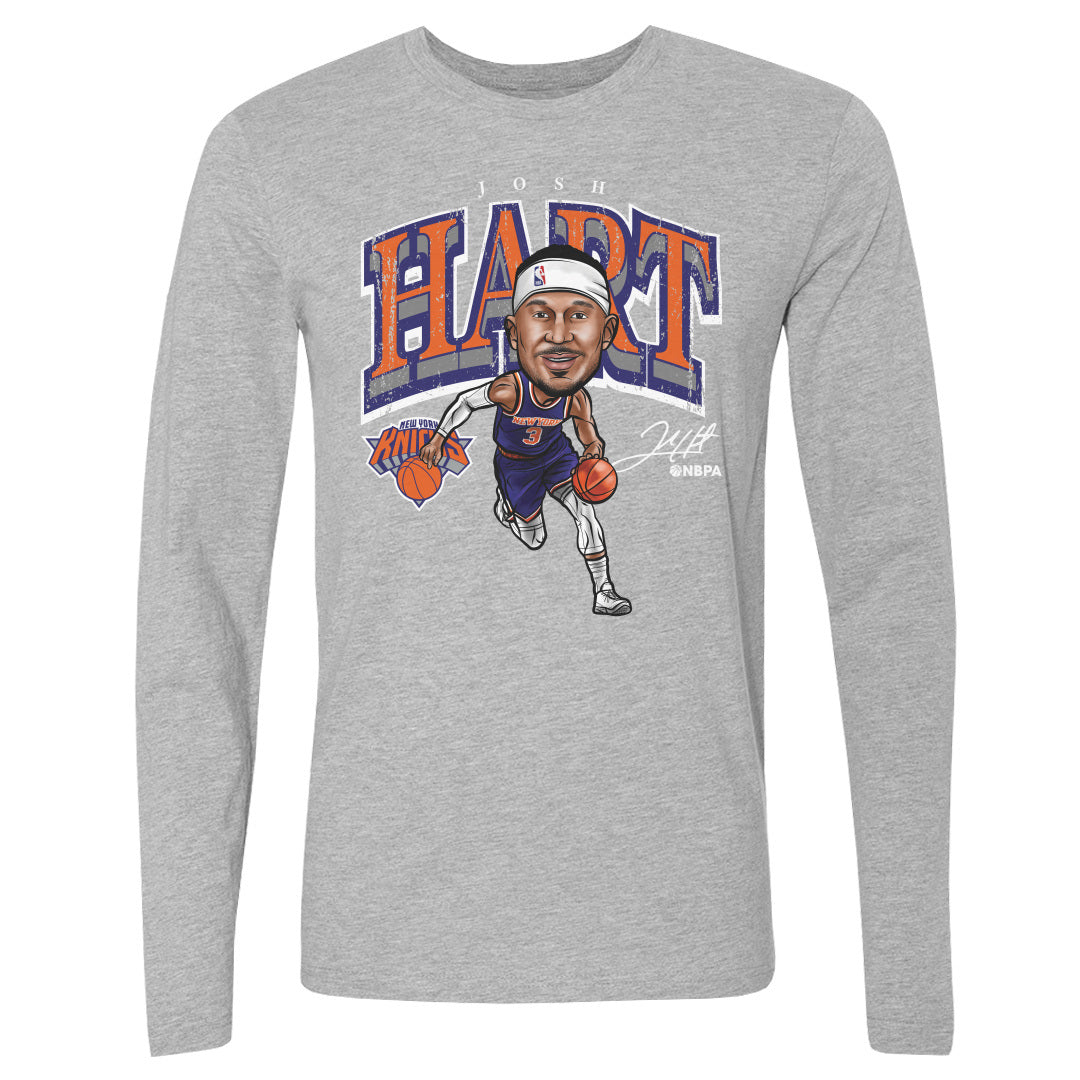 Josh Hart New York Knicks Cartoon WHT