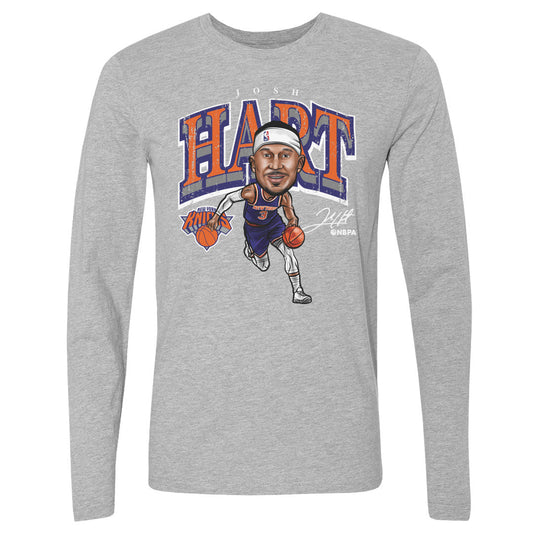 Josh Hart New York Knicks Cartoon WHT