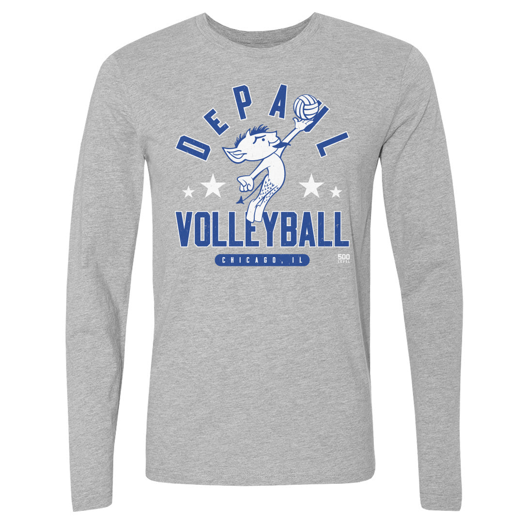 DePaul Blue Demons Vintage Volleyball Blue WHT
