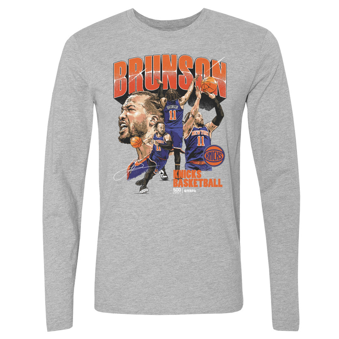 Jalen Brunson New York Knicks Collage WHT