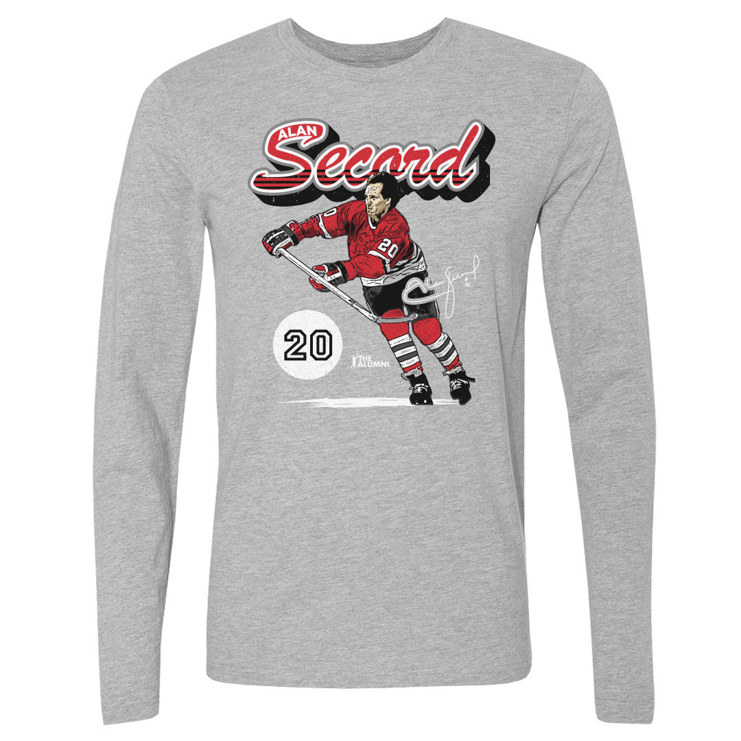 Alan Secord Chicago Retro Script WHT