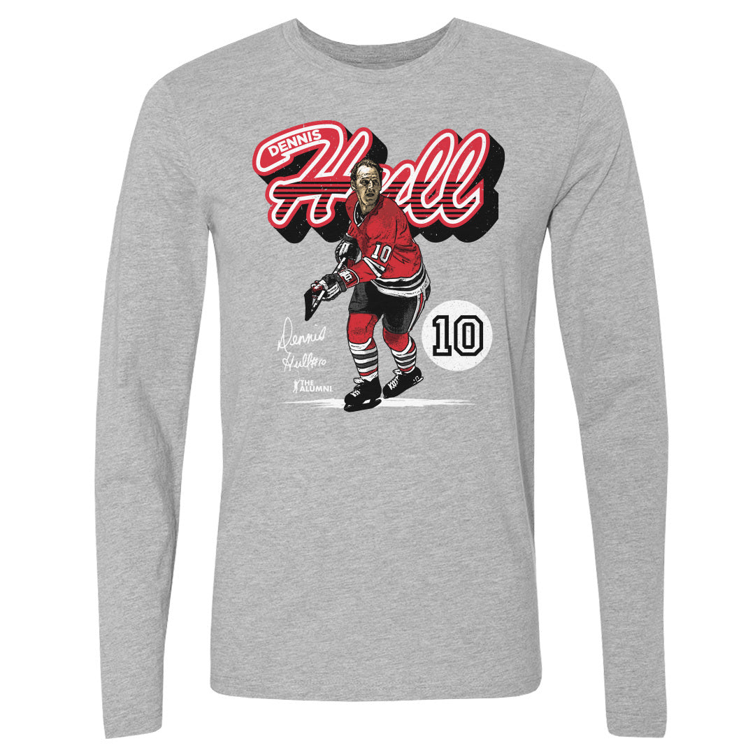 Dennis Hull Chicago Retro Script WHT
