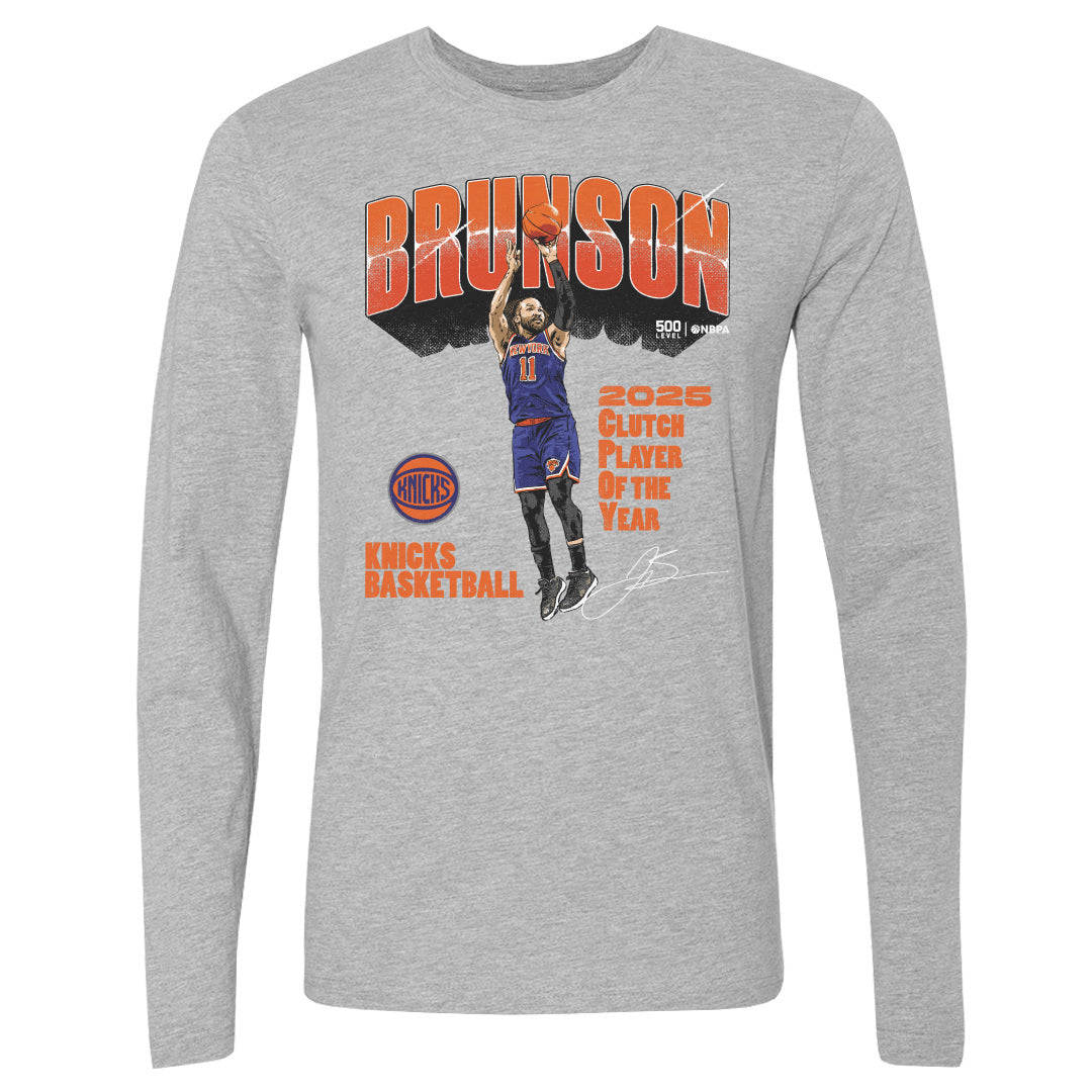Jalen Brunson New York Knicks 2025 Clutch Player Of The Year WHT