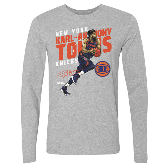 Karl-Anthony Towns New York Knicks Slant WHT