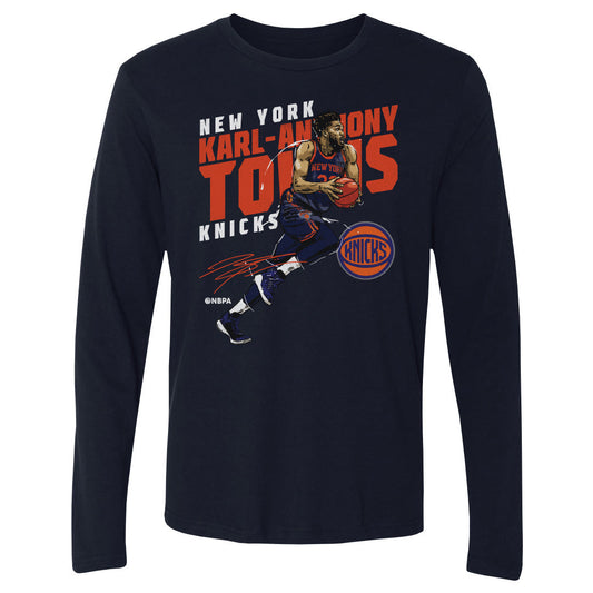 Karl-Anthony Towns New York Knicks Slant WHT