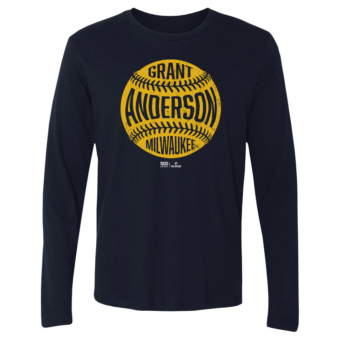 Grant Anderson Milwaukee Vintage Baseball WHT