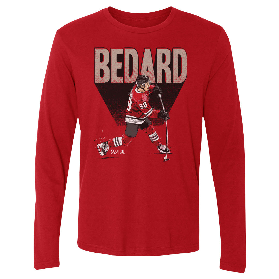 Connor Bedard Chicago Bold WHT