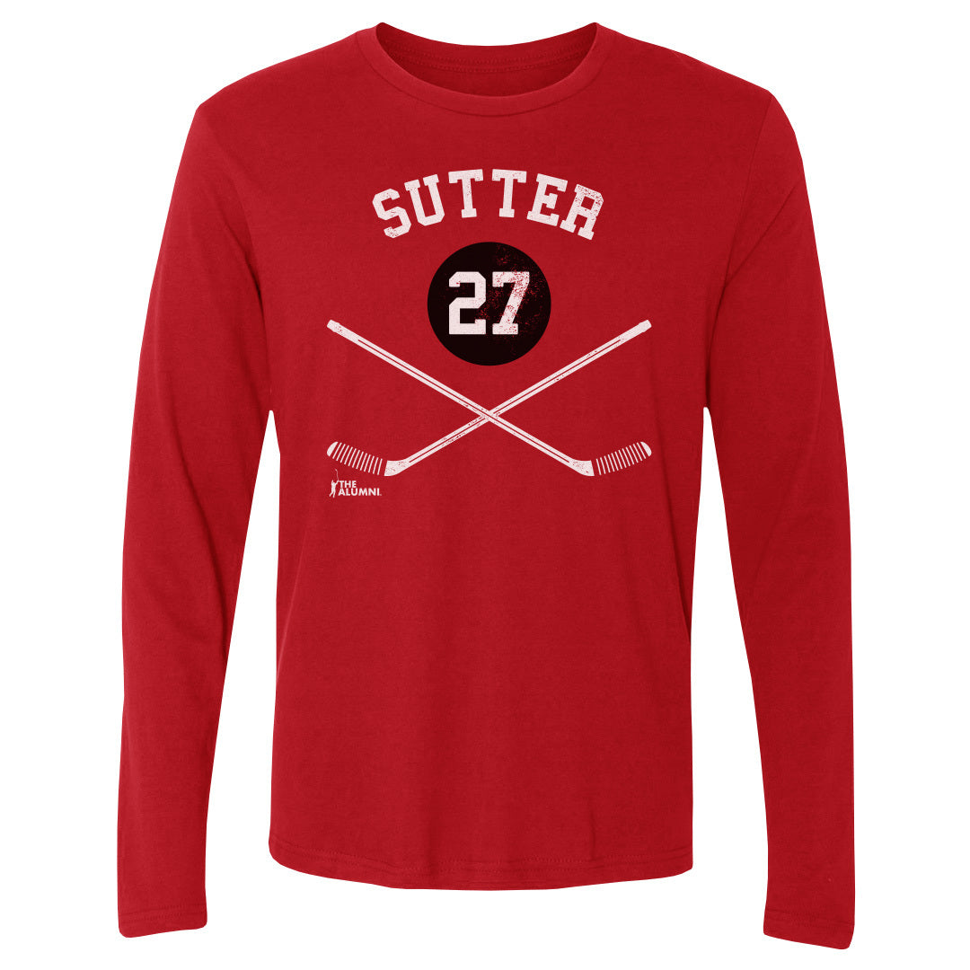 Darryl Sutter Chicago 27 Sticks WHT