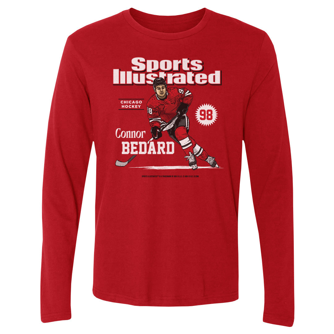 Connor Bedard Sports Illustrated & Chicago Card WHT