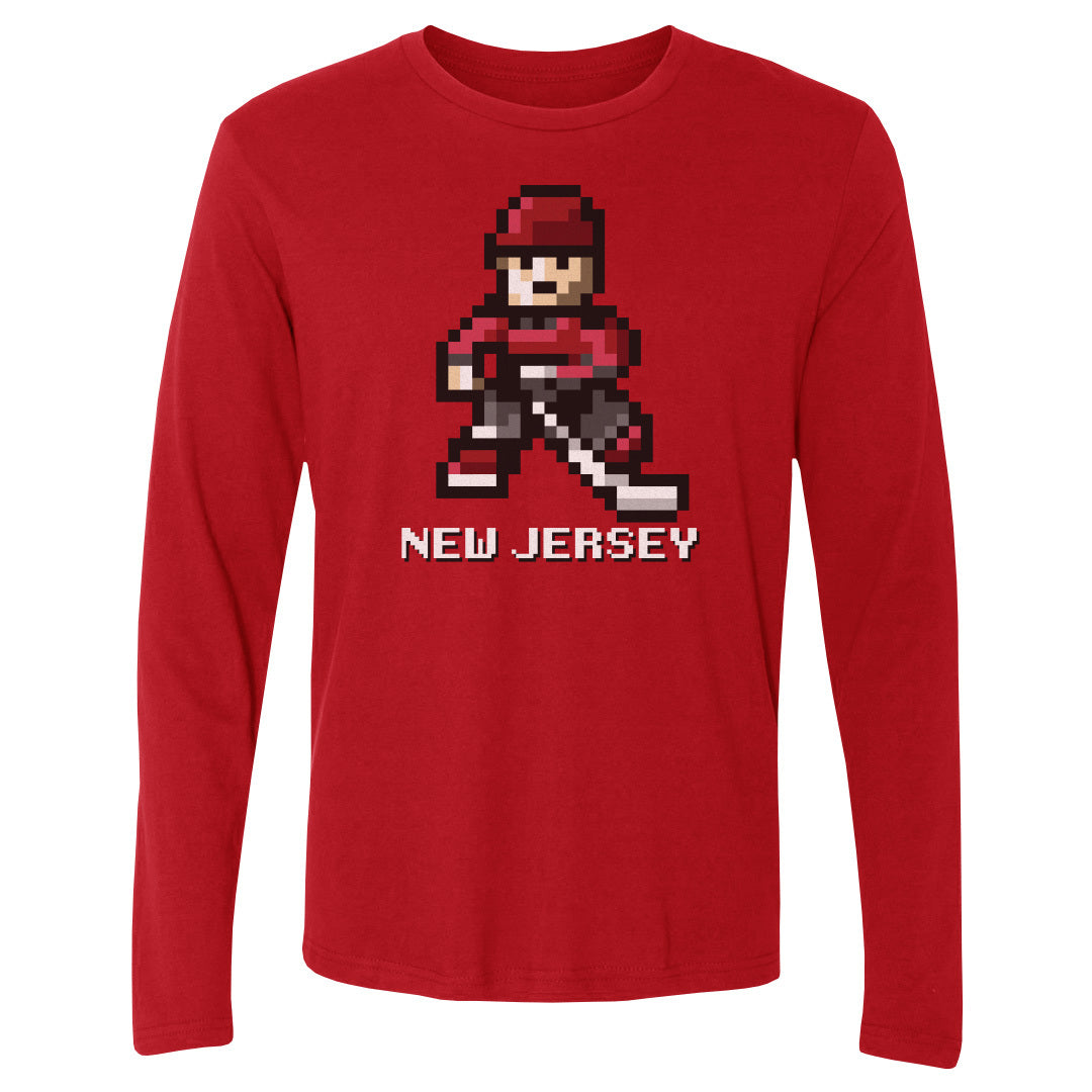 New Jersey Hockey 8-bit WHT