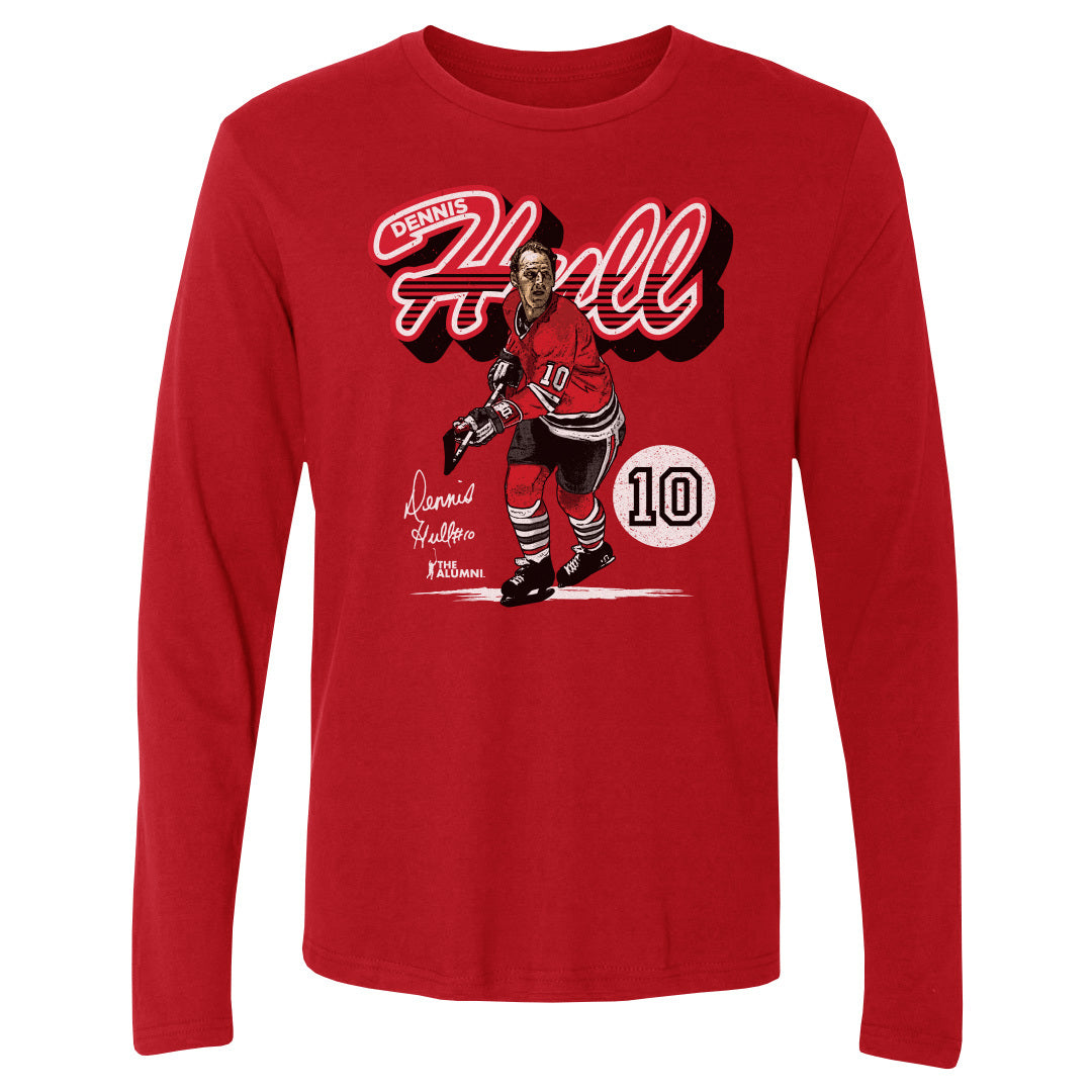 Dennis Hull Chicago Retro Script WHT