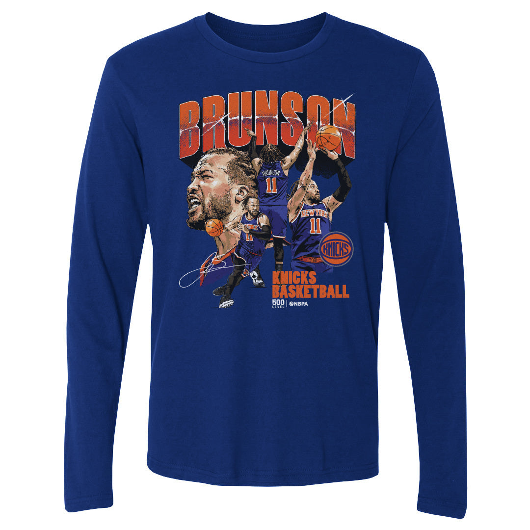 Jalen Brunson New York Knicks Collage WHT