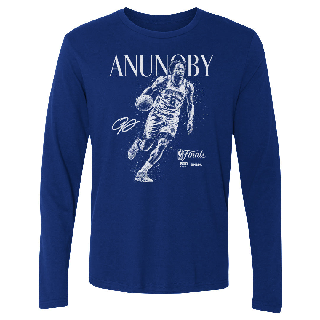 OG Anunoby New York Knicks NBA Finals 2026 Mono WHT