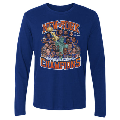 New York Knicks NBA Finals 2026 Champions Caricature WHT