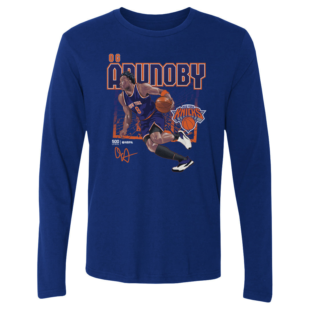 OG Anunoby New York Knicks Shattered WHT