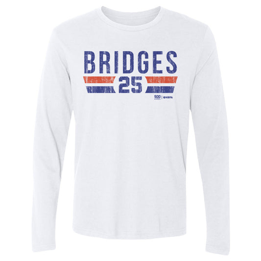 Mikal Bridges New York Knicks Font