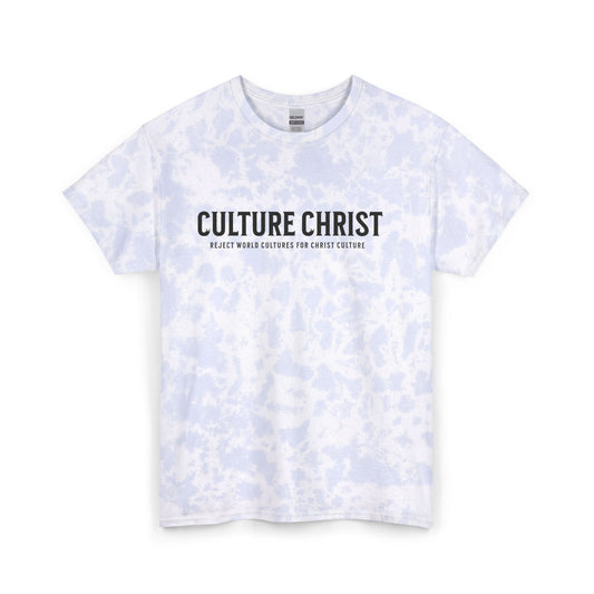 Culture Christ Tie-Dye Tee – Christian Faith Graphic T-Shirt
