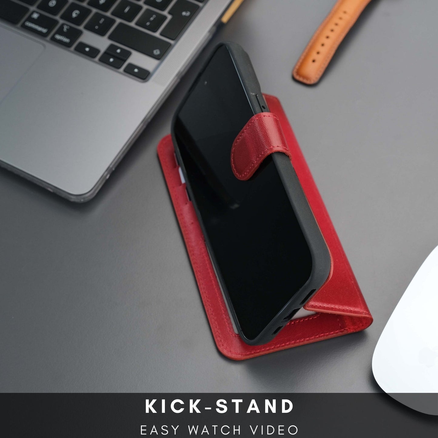 Casper iPhone 16 Pro Wallet Case Leather MagSafe