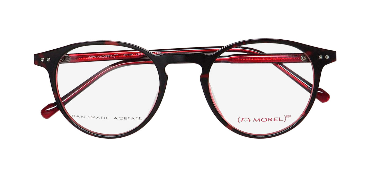 Morel Red Perry 90016c Eyeglasses