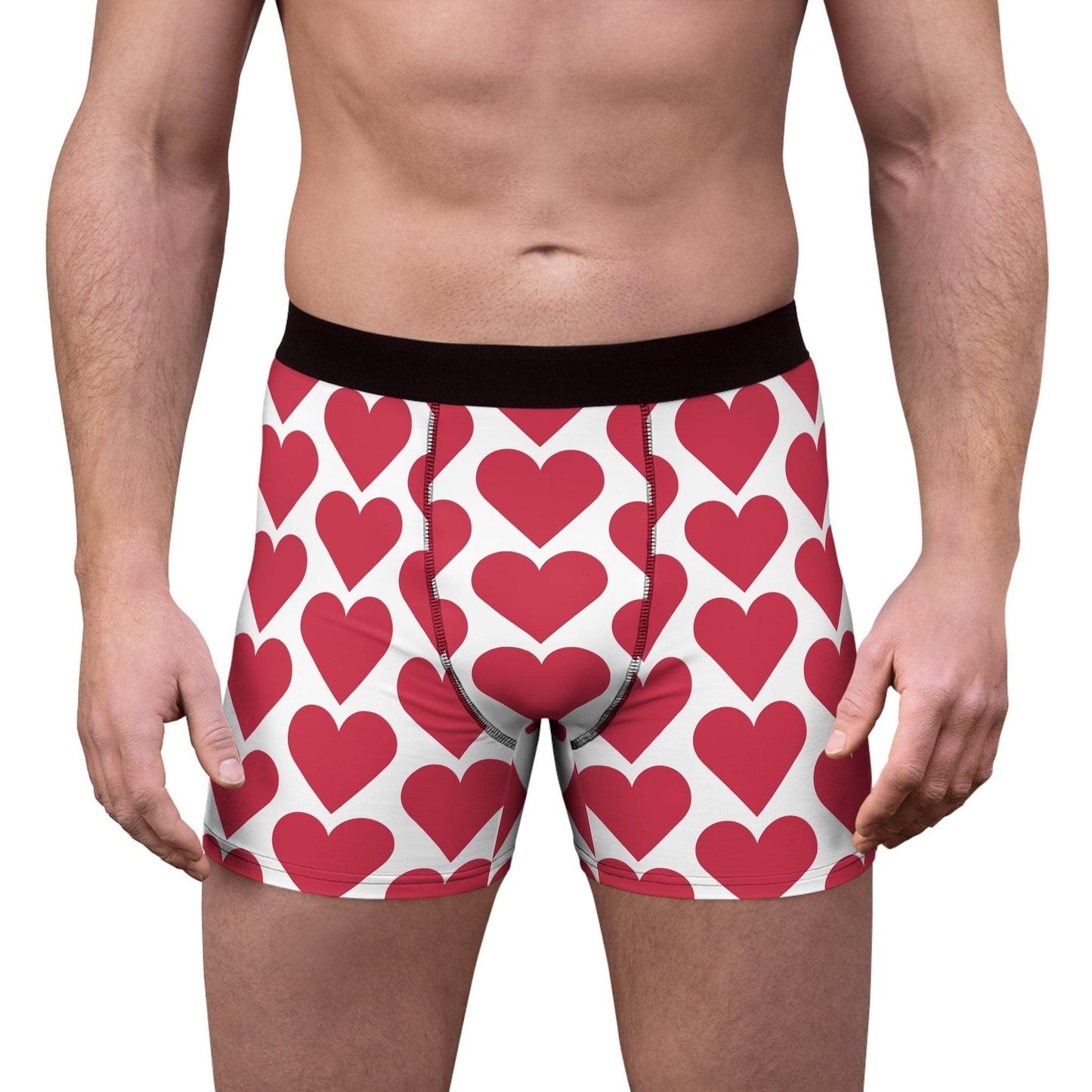 Heart On Valentine’s Men's Boxer Briefs
