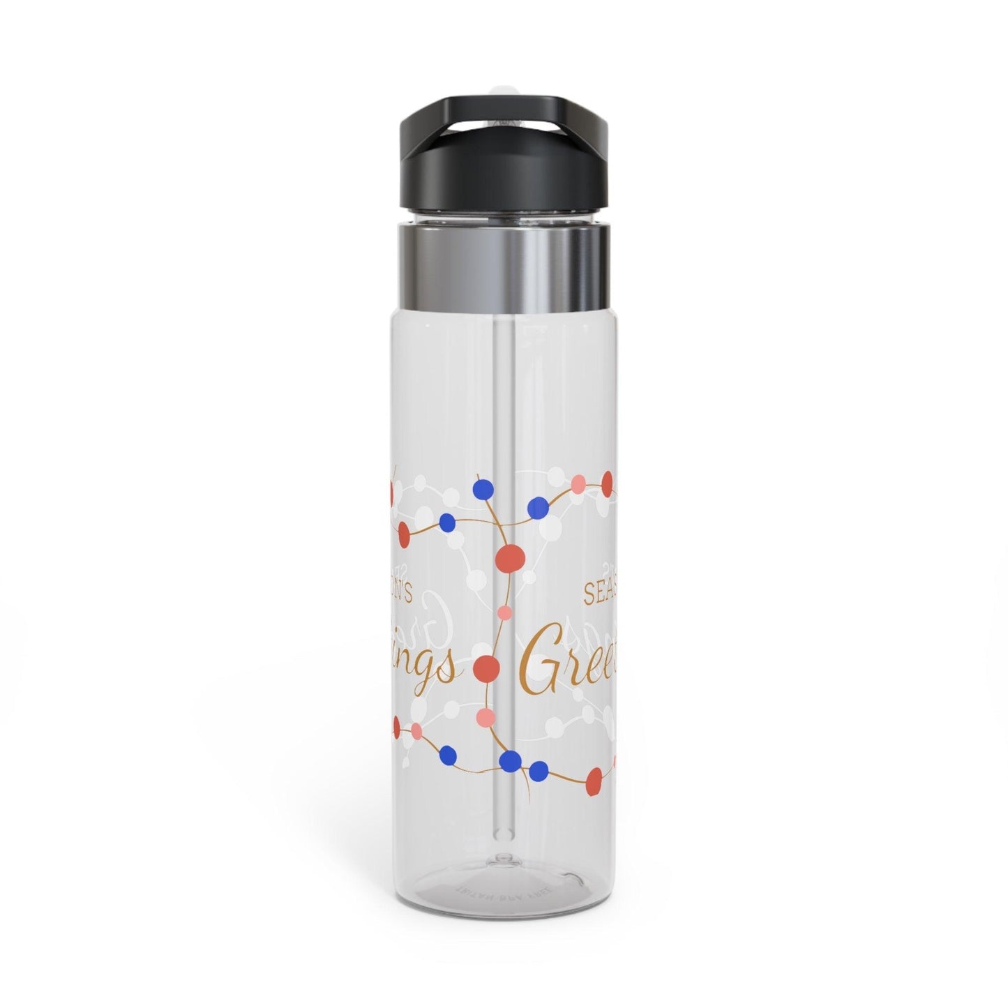 Season's Greetings With Strings Of Colored Christmas Holiday Lights Kensington Tritan™ Sport Bottle, 20oz