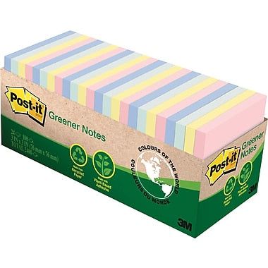 3M Post-it Notes Standard Size 3 Inch x 3 Inch 24 pack Helsinki Collection